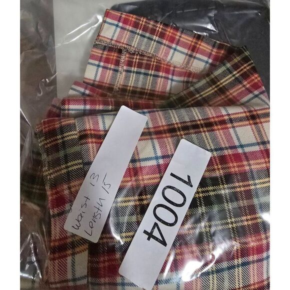 Zara Girls Plaid Pleated Mini Skirt Size 13-14 Multicolor School Style academia - Picture 9 of 10